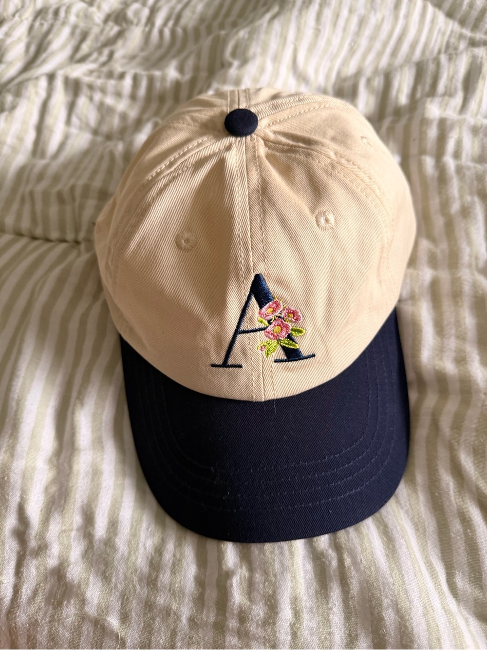 Aime Leon Dore navy/cream hat
